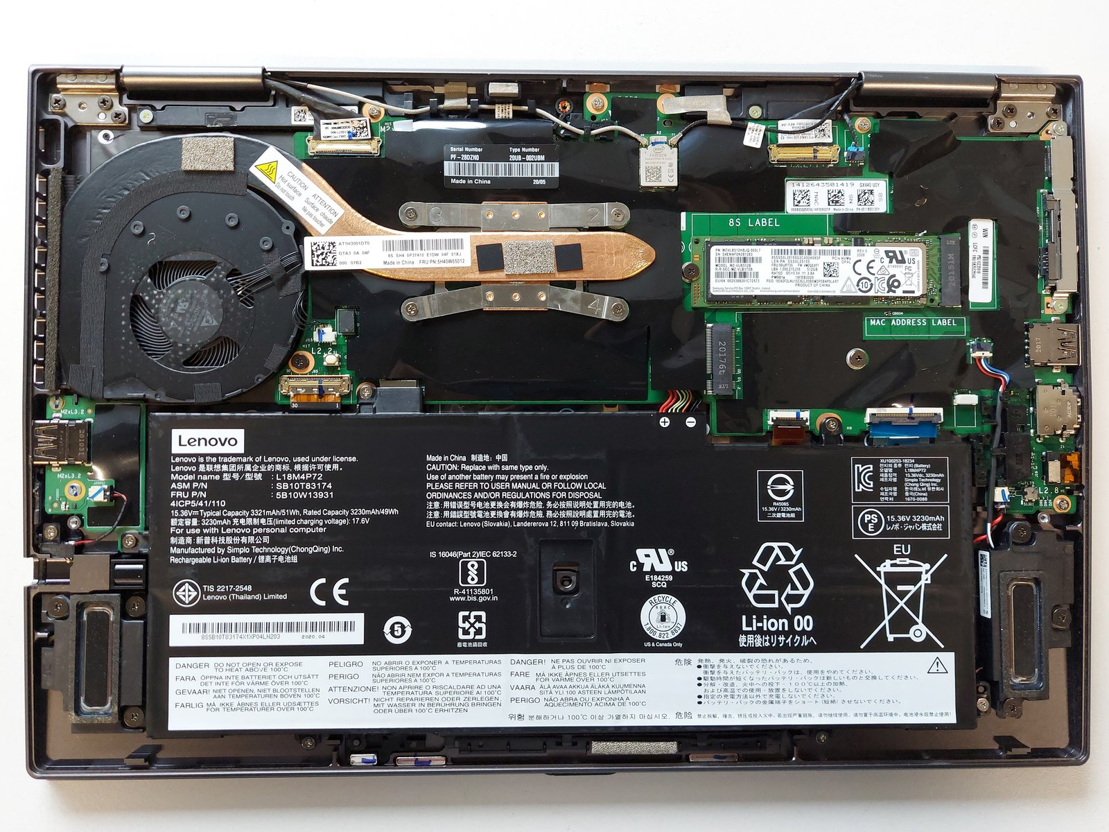 How to replace and fix lenovo Thinkpad X1 Yoga 3rd Gen3 LED 01AY934 450.0CX06.0001 LCD Cable (ThinkPad X1 Yoga 5th Gen)